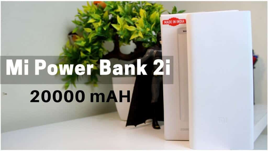 20000 mAH Mi Power bank 2i