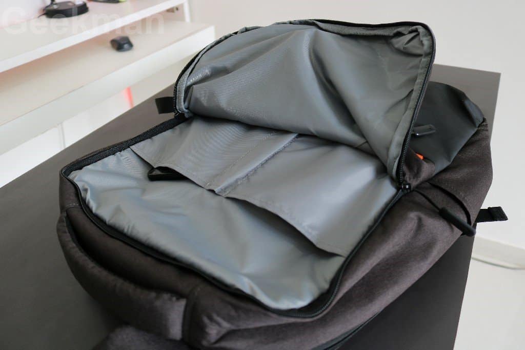 Mi Business Casual Backpack Review | Best Backpack Under 1000 Rs. 5 Mi Business Casual Backpack first pocket