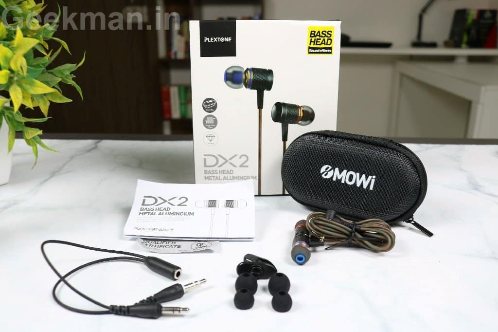 Plextone DX2 Gaming Earphones Full Review | Geekman 2 Plextone DX2 box content