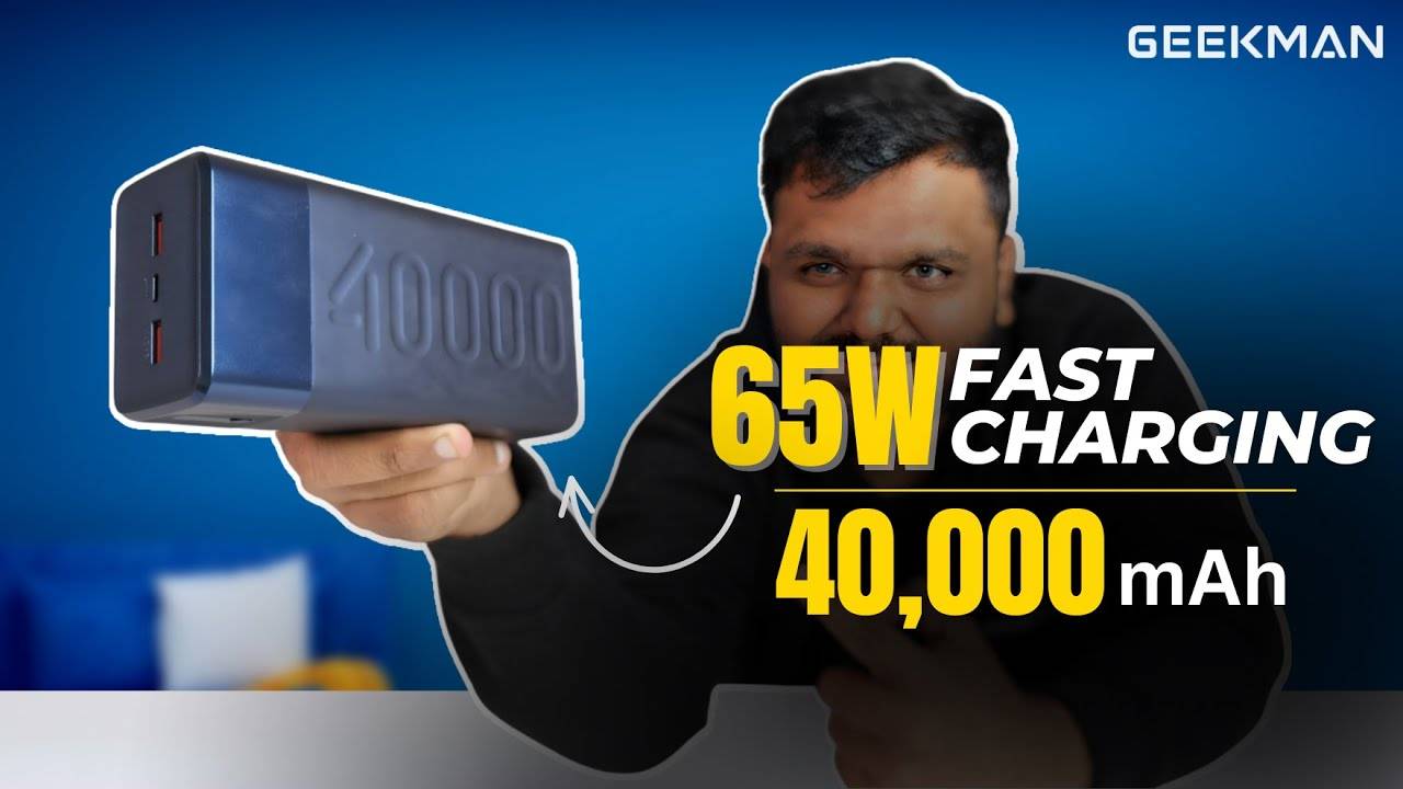 India's Fastest Power Bank (65W) For Phone & Laptop, Ambrane Stylo Boost 40000 mAh Review