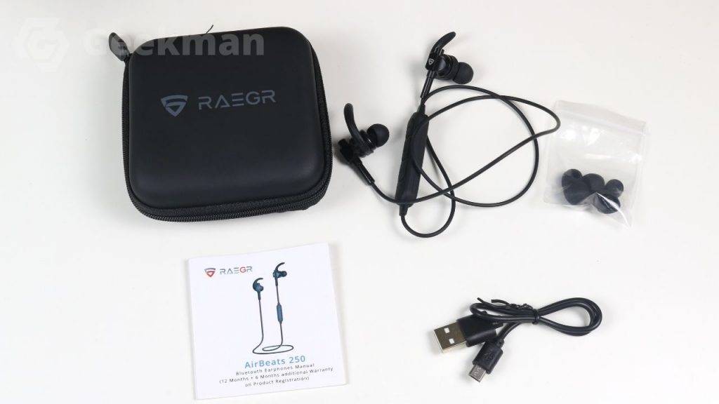 RAEGR AirBeats 250 Wireless Earphones Review, Worth or Not? 2 RAEGR 250 box content