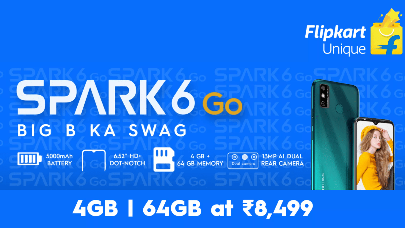 Tecno Spark 6 Go launched