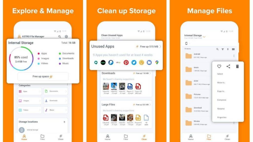 ASTRO File Manager