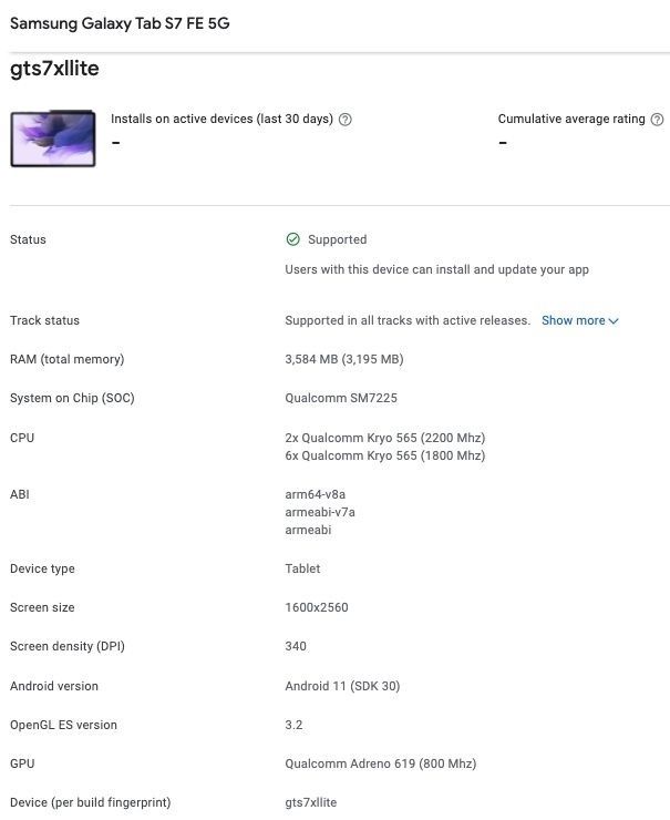 Samsung Galaxy Tab S7 FE could be the company's upcoming mid-range 5G tablet; Launch Imminent 2 samsung-galaxy-tab-s7-fe-could-be-launching-soon