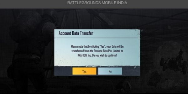 Yes, Battlegrounds Mobile India lets you officially transfer your old PUBG mobile account data to Battlegrounds Mobile India