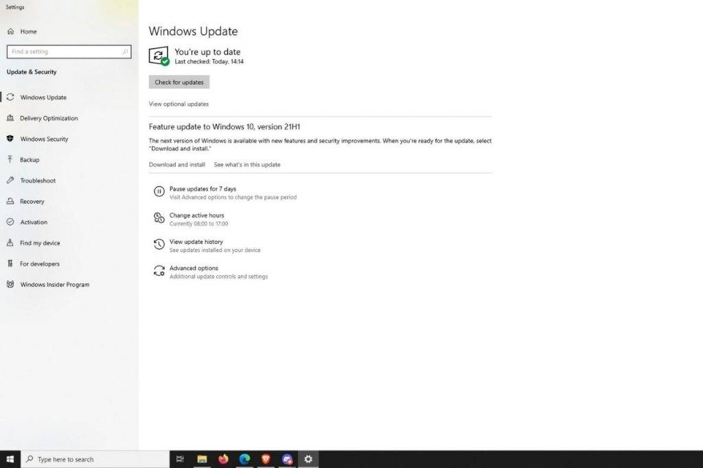 drivers update using windows 10