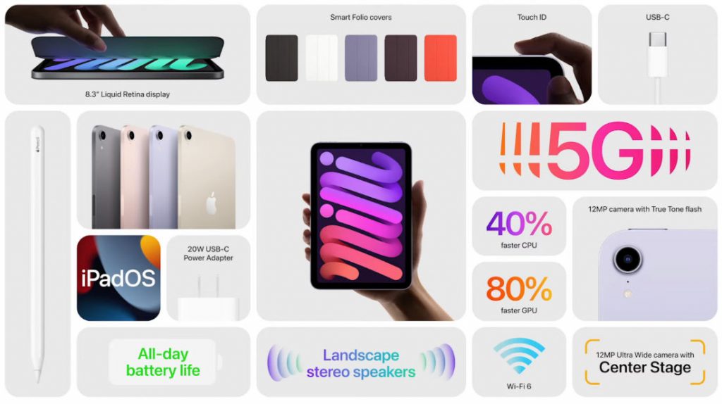 Apple iPad mini (6th Gen) Launched with Starting Price Of Rs. 46900, Comes With A15 Bionic Chip And 8.3-inch Liquid Retina Display 2 Apple iPad mini (6th Gen)