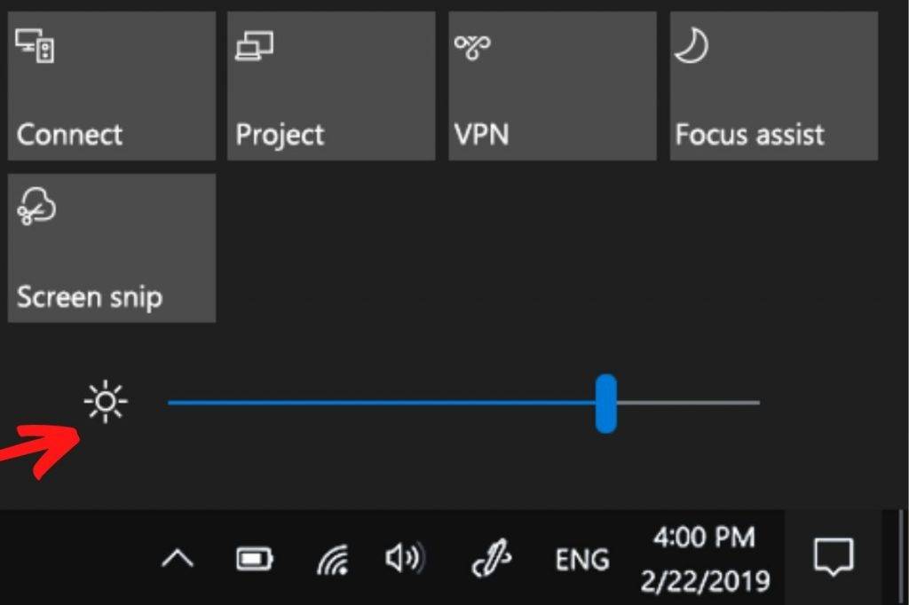How To Reduce The Power Consumption Of PC And Laptop 3 Reduce The Brightness of pc