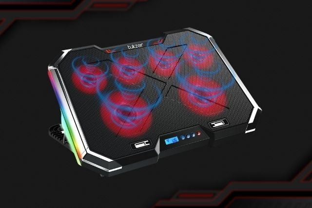 Best Laptop Cooling Pads in India (September 2023), For Gaming Laptop 1 Tukzer RGB LaptopTukzer RGB Laptop cooling pad
