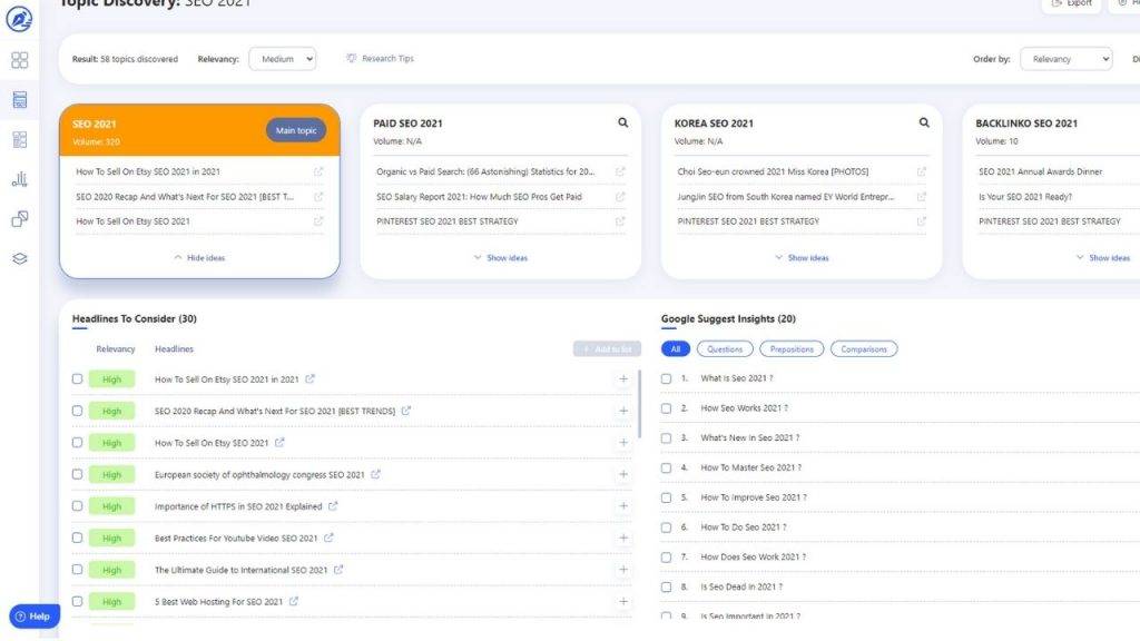 WriterZen Review 2022: Affordable And Must-Have SEO Tool 5 WriterZen Topic Discovery