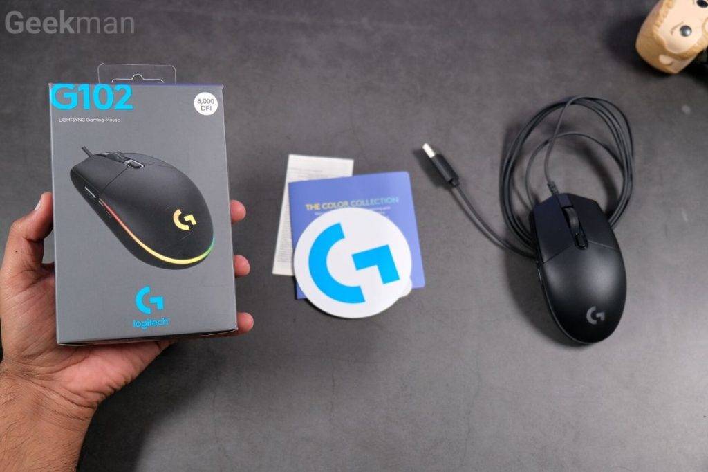 Logitech G102 unboxing