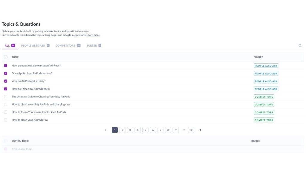 Surfer Content Editor