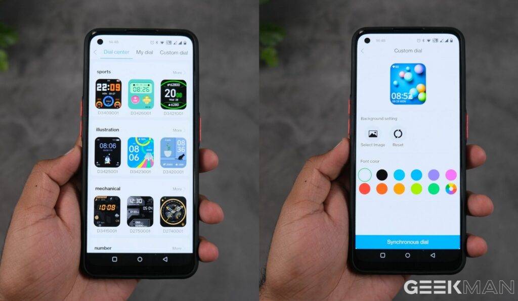 Realme TechLife Watch SZ100 Review With Pros & Cons 7 Realme TechLife Watch SZ100 watch faces