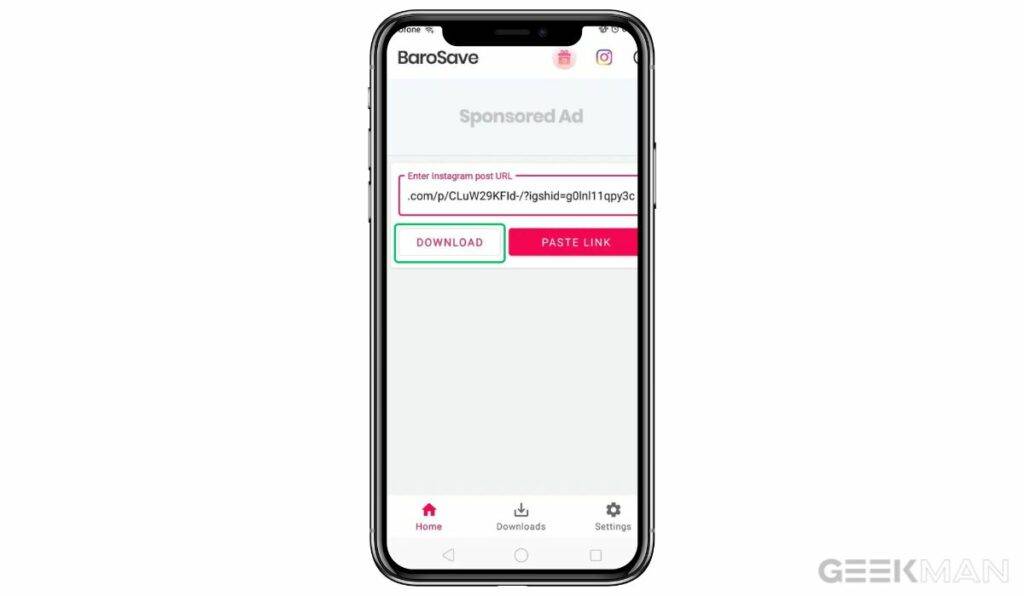 download instgram reel with app