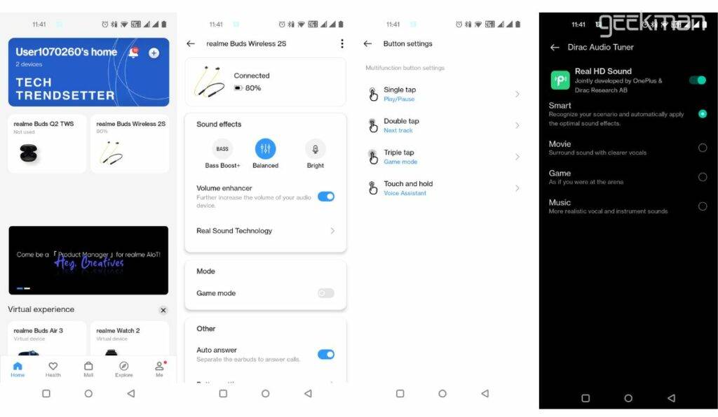Realme Buds Wireless 2S Review - Best Neckband Under 1500 Rs? 10 Realme Link App