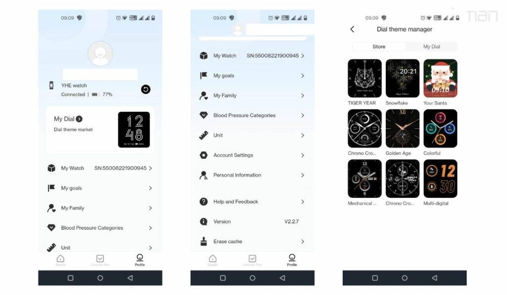 YHE BP Doctor Pro Review, Blood Pressure Smartwatch - Geekman 10 YHE BP Doctor Pro UI