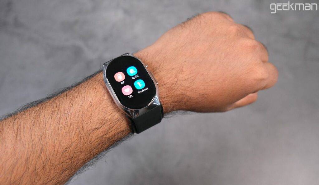 YHE BP Doctor Pro Review, Blood Pressure Smartwatch - Geekman 8 YHE BP Doctor Pro UI