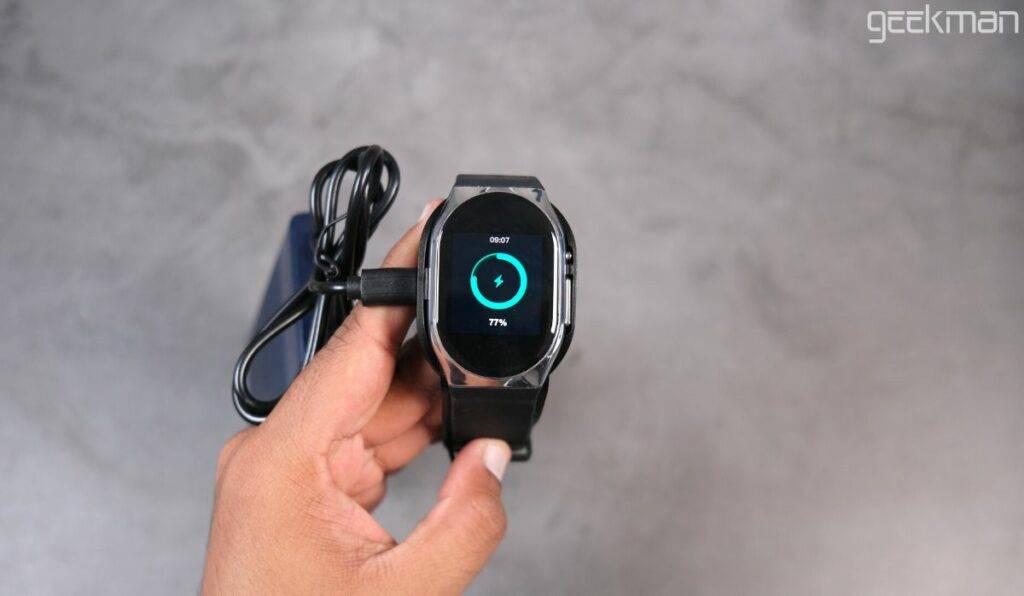 YHE BP Doctor Pro Review, Blood Pressure Smartwatch - Geekman 15 YHE BP Doctor Pro battery