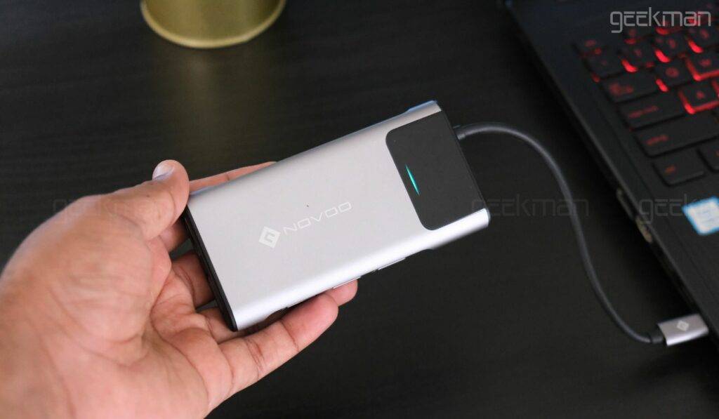 NOVOO 9-in-1 Pro USB-C Hub Review - 100W PD, 4K HDMI 4 NOVOO 9-in-1 Pro design