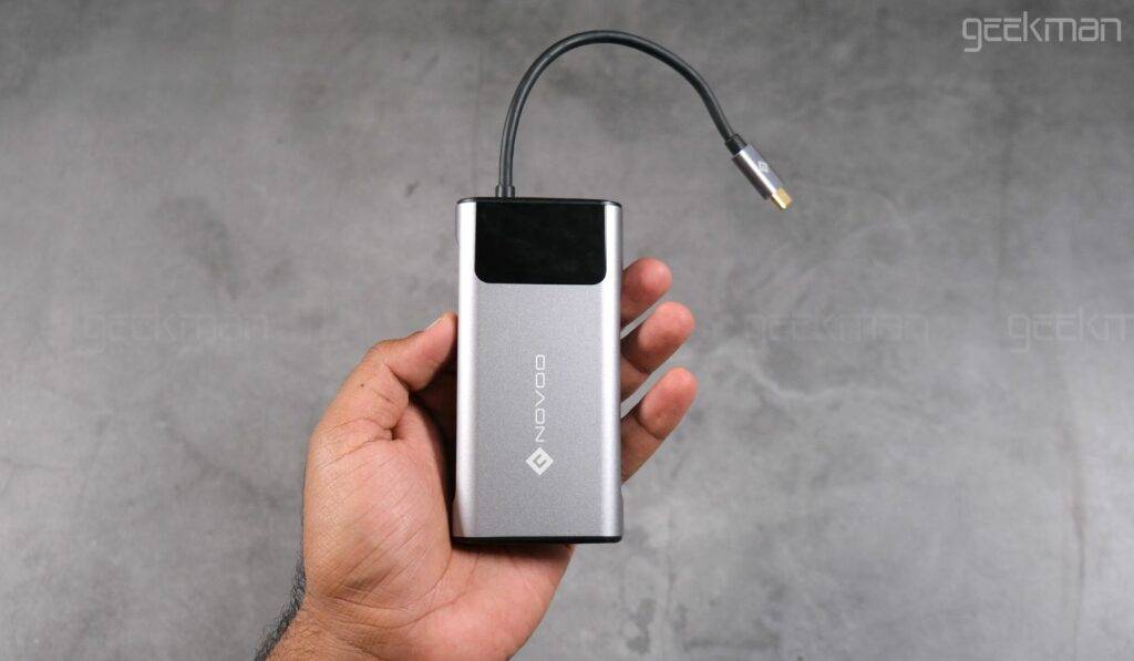 NOVOO 9-in-1 Pro USB-C Hub Review - 100W PD, 4K HDMI 3 NOVOO 9-in-1 Pro design