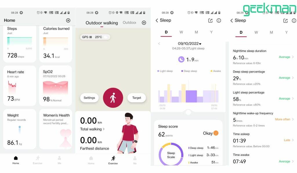 Oneplus Nord Watch Review, runner-up Smartwatch Under 5000 14 N health App review