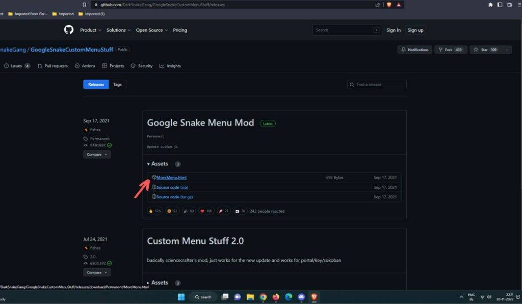 Google Snake mods Github download