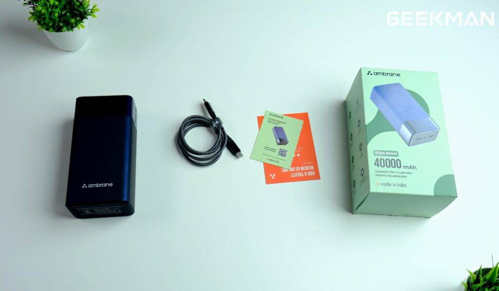 Ambrane Stylo Boost 40000 mah unboxing