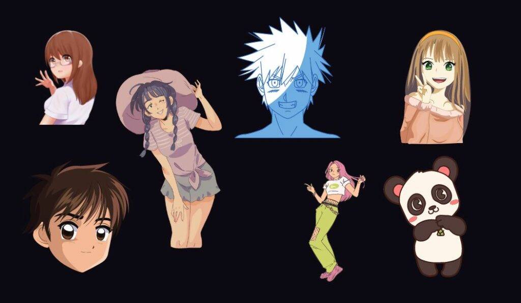 Anime whatsapp Stickers