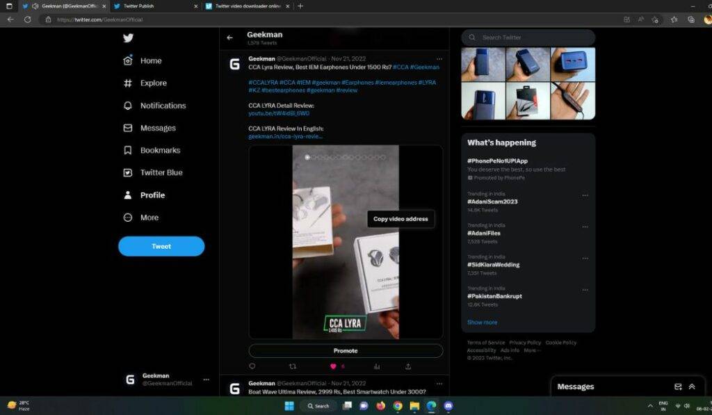 How to Download Twitter Videos on Phone (Android & iOS) or PC 1 Download Twitter Videos on web