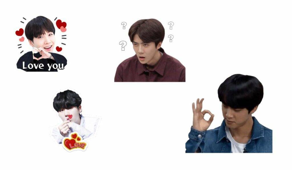 K-pop whatsapp Stickers
