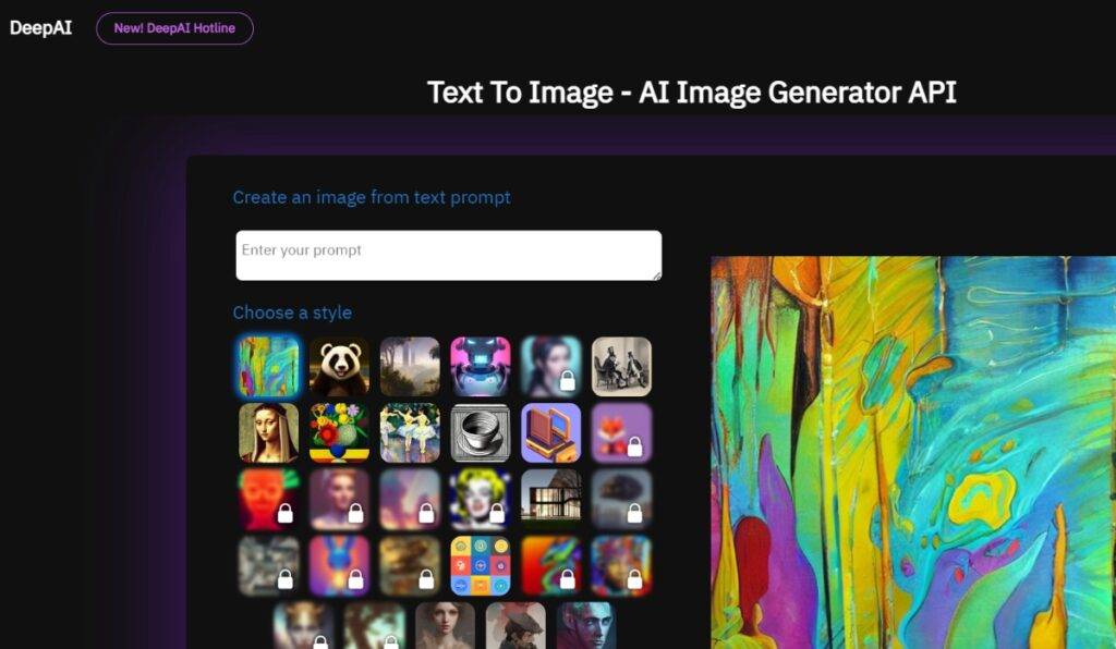 10 best AI Art Generators websites and apps In 2023 (Free And Paid) 8 DeepAI