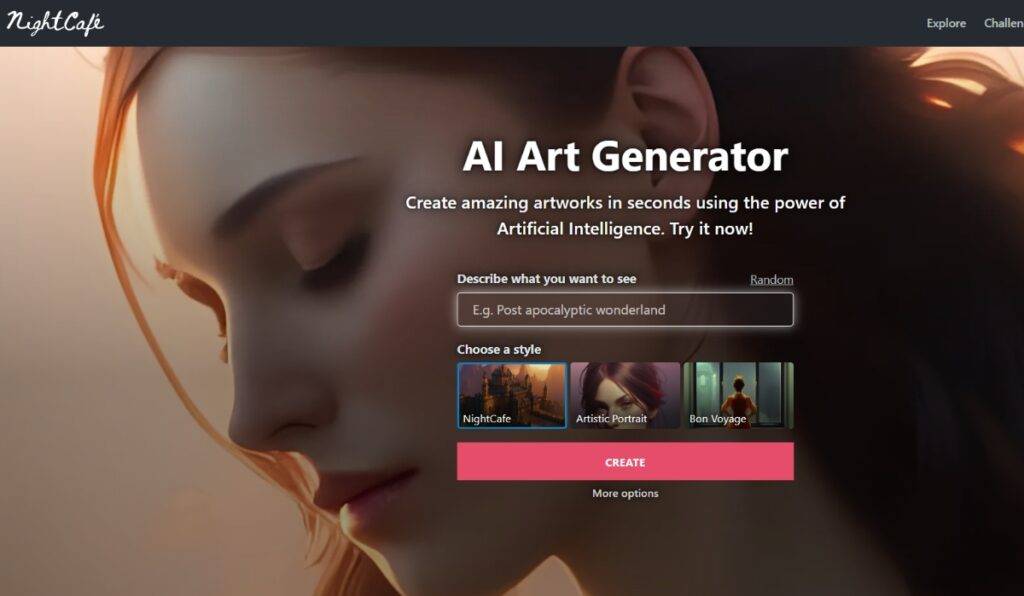 10 best AI Art Generators websites and apps In 2023 (Free And Paid) 7 Nightcafe AI