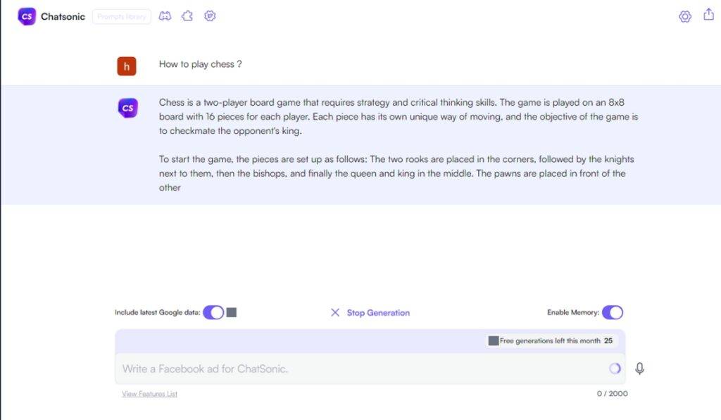 10 Best ChatGPT Alternatives In 2023 (Free And Paid) 1 ChatSonic bot
