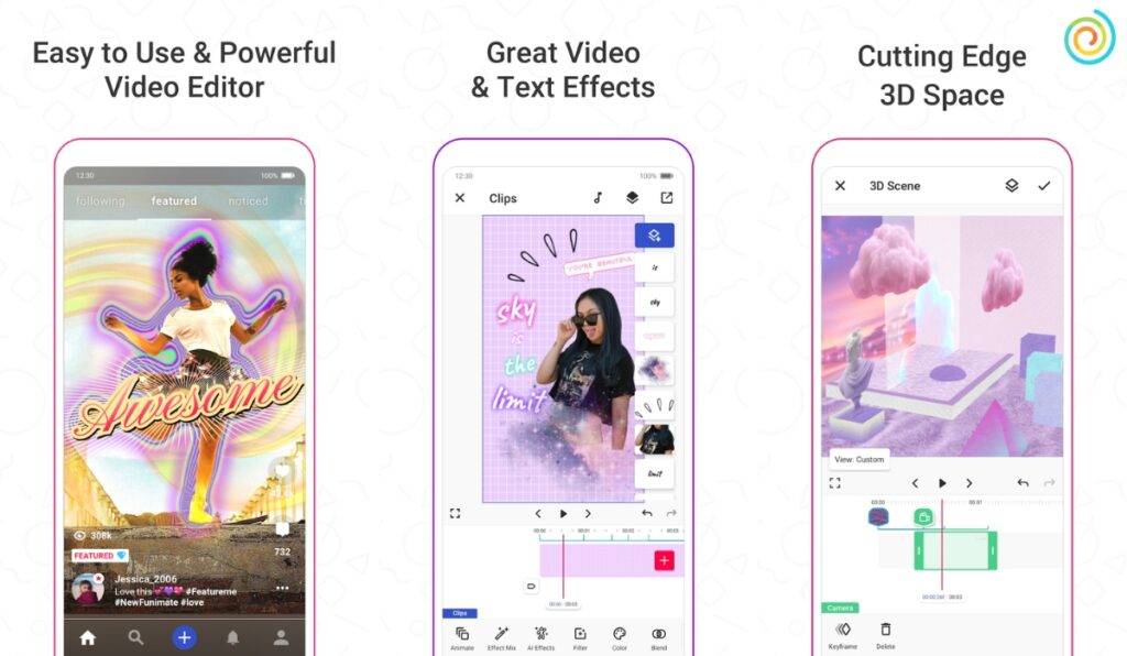 10 Best Video Editors for Android In 2023 (Free And Paid) 7 Funimate Video Editor