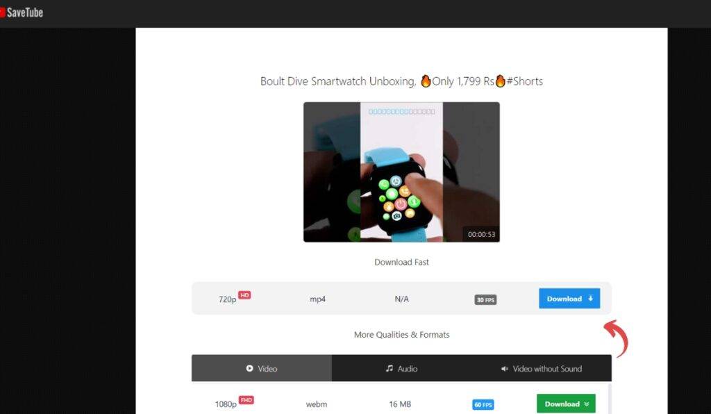 How to download Youtube Shorts on iPhone, Android, and Web (2023) 9 SaveTube - Download Youtube shorts