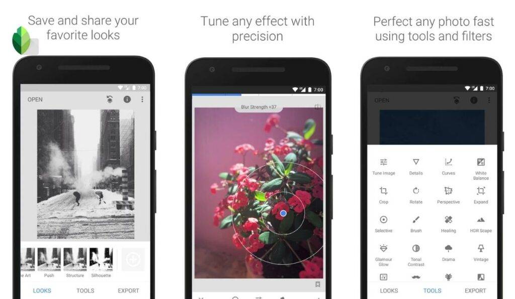 Snapseed photo editing app 