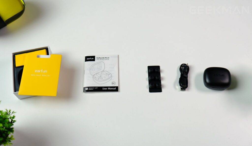 Earfun Air Pro 3 Review, Features Rich Earbuds At Affordable Price! 3 Earfun Air Pro 3 box content