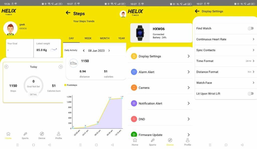 Helix MetalFit 4.0 app