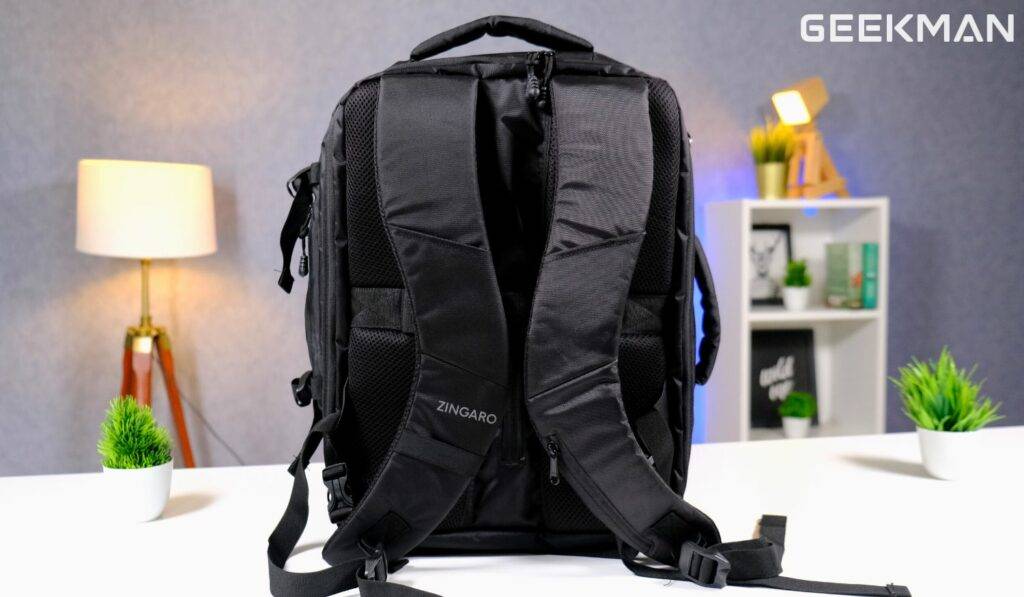 Zingaro Backpack Review, Ultimate Backpack With 35 Features 10 Zingaro Backpack back side
