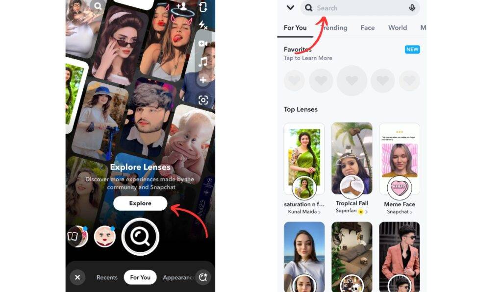 How to Send a Snap with Cartoon Face Lens on Android and IOS (2023) 1 How to use Cartoon Filter on Snapchat-1
