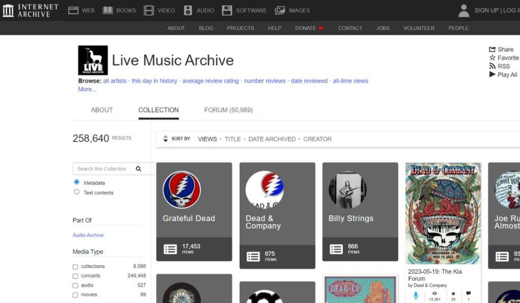 Live Music Archive