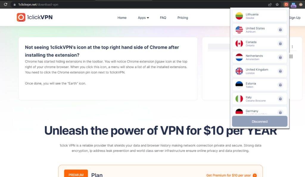 7 Best Chrome VPN Extensions in 2023 (Free and Paid) 5 1clickVPN