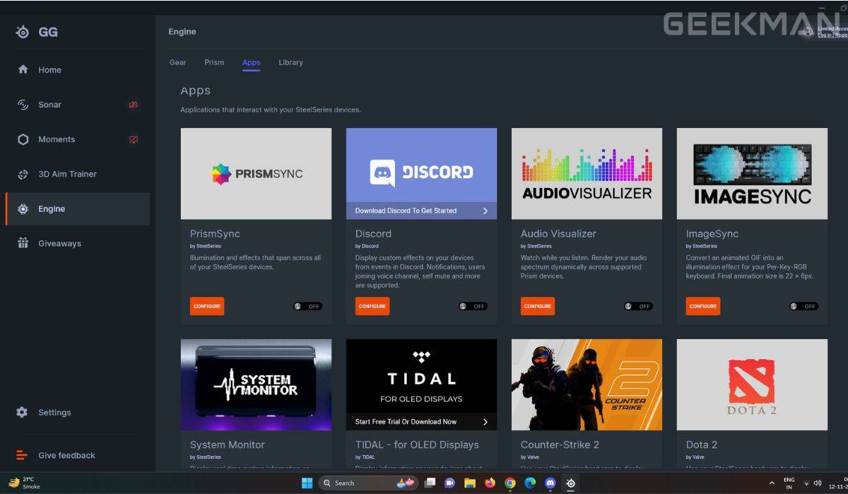 SteelSeries GG App