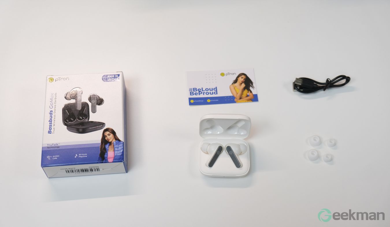 Ptron Bassbuds Gomax unboxing
