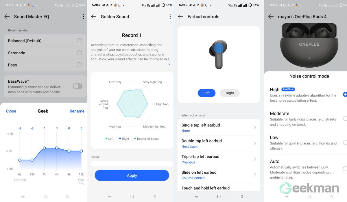 OnePlus Buds 4 app