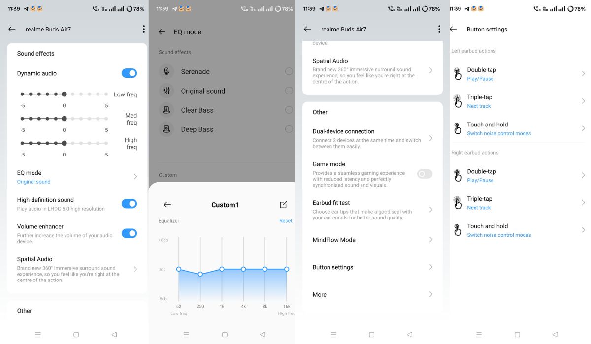 Realme Buds Air 7 app