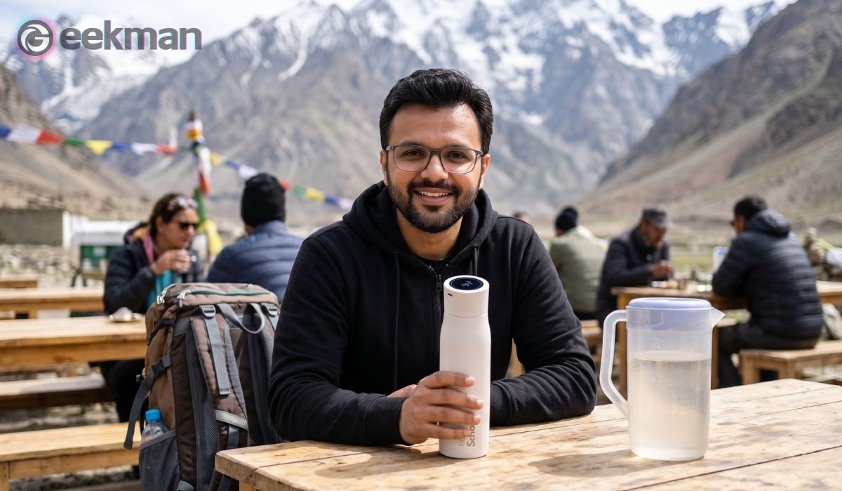 Ecoop Fles Schoon at outdoor use