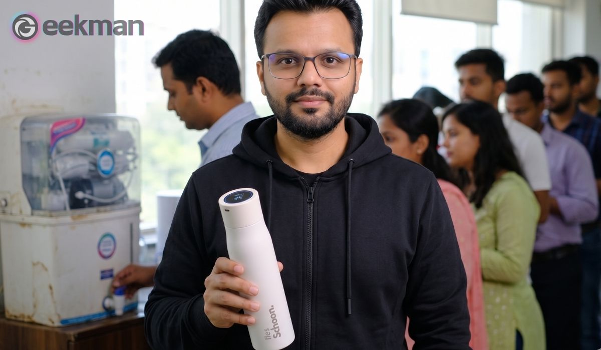 Ecoop Fles Schoon at office 