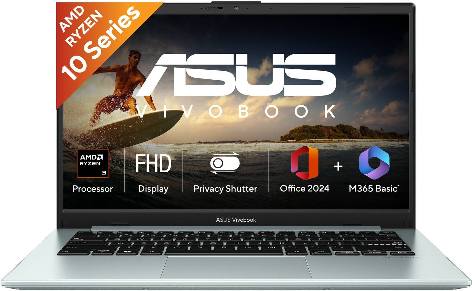 ASUS Vivobook Go 15 Laptop with Office 2024