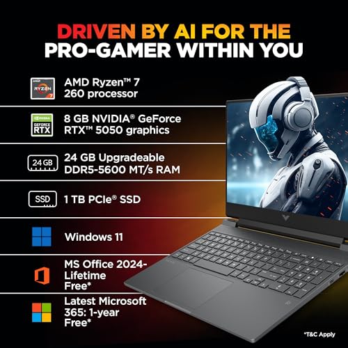 HP Victus Ryzen 7 260 RTX 5050 laptop photo 3